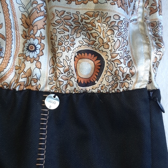 NWT LIU JO Silk Blouson Dress - Picture 2 of 4